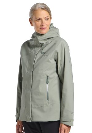 Jack Wolfskin Jack Wolfskin Kammweg 2L Jacket Women Regenjacke Damen M green mint leaf – mint leaf M