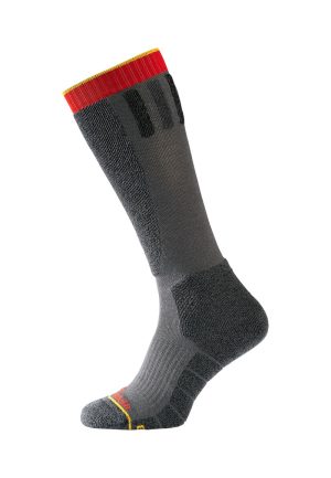 Jack Wolfskin Jack Wolfskin SKI Merino Sock H C Merino-Skisocken 35-37 grey Dark Grey – Dark Grey 35-37