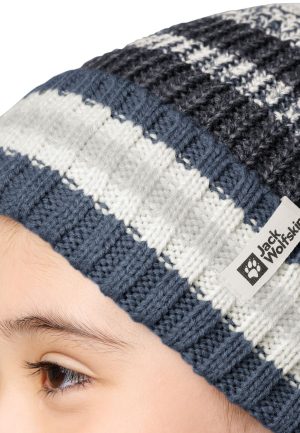 Jack Wolfskin Jack Wolfskin Night Hiker Beanie Kids Beanie Mütze Kinder S blue midnight sky – midnight sky S