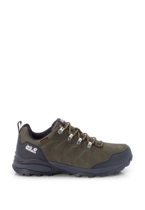 Jack Wolfskin Jack Wolfskin Refugio Texapore Low Men Wasserdichte Wanderschuhe Herren 47.5 miscellaneous Khaki / Phantom – Khaki / Phantom 47.5
