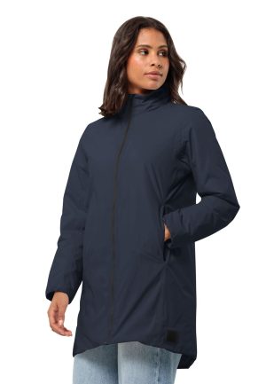 Jack Wolfskin Jack Wolfskin Textor Coat Women Wasserdichter Mantel Damen XS blue night blue – night blue XS