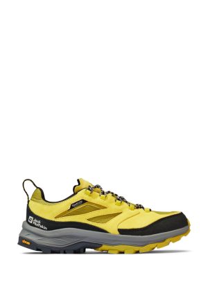 Jack Wolfskin Jack Wolfskin Cyrox Texapore Low Men Wasserdichte Wanderschuhe Herren 41 yellow hot mustard – hot mustard 41