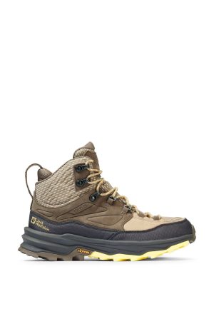 Jack Wolfskin Jack Wolfskin Cyrox Texapore Mid Women Wasserdichte Wanderschuhe Damen 38 beige sand storm – sand storm 38