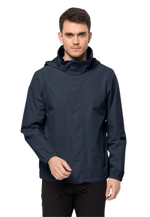 Jack Wolfskin Jack Wolfskin Stormy Point 2L Jacket Men Regenjacke Herren L blue night blue – night blue L