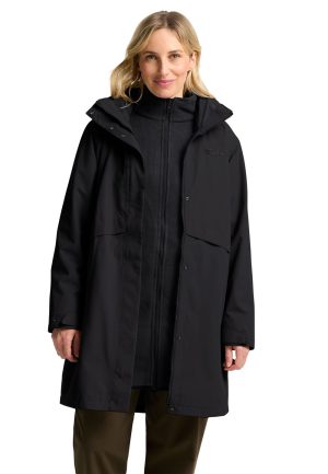 Jack Wolfskin Jack Wolfskin Baylight 3in1 Coat Women 3 in 1 Mantel Damen M black black – black M