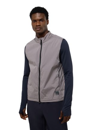 Jack Wolfskin Jack Wolfskin Bike Commute Extended Version Vest Men Isolationsweste Herren XL purple dark taupe – dark taupe XL