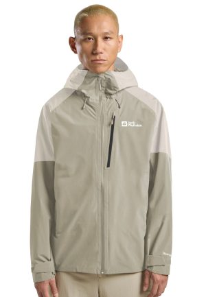 Jack Wolfskin Jack Wolfskin Eagle Peak 2L Jacket Men Regenjacke Herren XXXL beige Linen – Linen XXXL