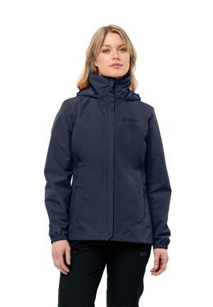 Jack Wolfskin Jack Wolfskin Stormy Point 2L Jacket Women Regenjacke Damen S blue night blue – night blue S