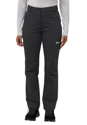 Jack Wolfskin Jack Wolfskin Activate Thermic Pants Women Softshell-Wanderhose Damen 42 black black – black 42