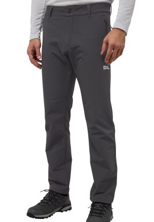 Jack Wolfskin Jack Wolfskin Activate Thermic Pants Men Softshell-Wanderhose Herren 52 grey