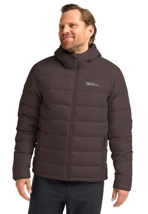 Jack Wolfskin Jack Wolfskin Ather Down Hoody Men RDS Daunenjacke Herren S brown peat – peat S