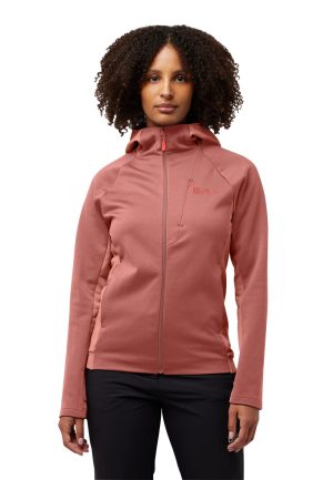 Jack Wolfskin Jack Wolfskin Alpgrat Extended Version Jacket Women Fleecejacke Damen M red mineral red – mineral red M