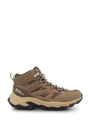 Jack Wolfskin Jack Wolfskin Vojo Tour Texapore Mid Women Wasserdichte Wanderschuhe Damen 40.5 brown dark anis – dark anis 40.5
