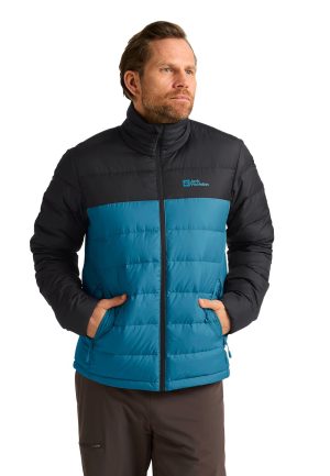 Jack Wolfskin Jack Wolfskin Ather Down Jacket Men Daunenjacke Herren S blue aurora blue – aurora blue S