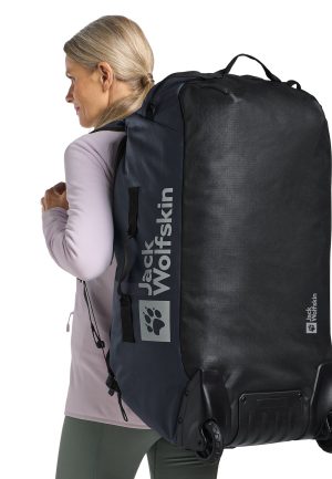 Jack Wolfskin Jack Wolfskin All-in Duffle Wheeler 90 Sport- und Reiserucksack mit Rollen 90 Liter One Size blue midnight sky – midnight sky One Size