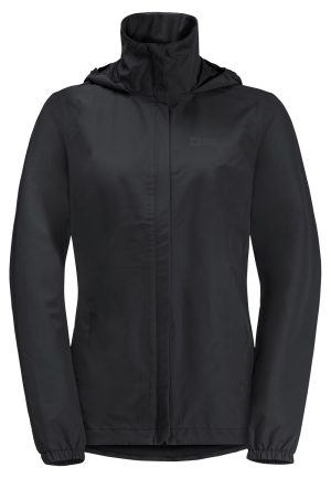 Jack Wolfskin Jack Wolfskin Stormy Point 2L Jacket Women Regenjacke Damen M black black – black M