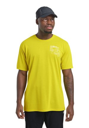 Jack Wolfskin Jack Wolfskin Vonnan Graphic T-Shirt Men Kurzarm Funktionsshirt Herren XXXL multi color EXPLORE chartreuse – EXPLORE chartreuse XXXL