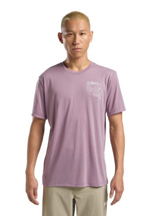 Jack Wolfskin Jack Wolfskin Vonnan Graphic T-Shirt Men Kurzarm Funktionsshirt Herren XXXL purple EXPLORE wild blossom – EXPLORE wild blossom XXXL