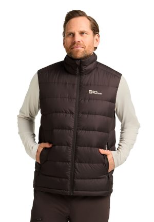 Jack Wolfskin Jack Wolfskin Ather Down Vest Men RDS Daunenweste Herren M brown peat – peat M