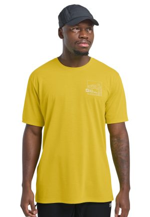 Jack Wolfskin Jack Wolfskin Vonnan Graphic T-Shirt Men Kurzarm Funktionsshirt Herren XXXL multi color PEAK TRAIL chartreuse – PEAK TRAIL chartreuse XXXL