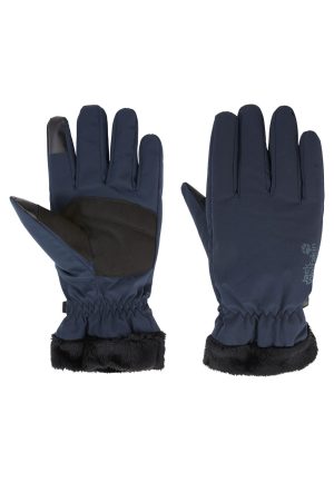 Jack Wolfskin Jack Wolfskin Highloft Glove Women Winddichte Handschuhe Damen M blue night blue – night blue M
