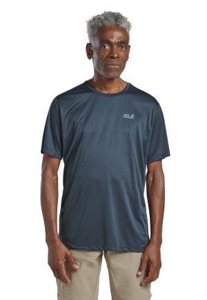 Jack Wolfskin Jack Wolfskin Tech T-Shirt Men Kurzarm Funktionsshirt Herren XXXL blue midnight sky – midnight sky XXXL