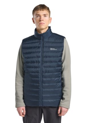 Jack Wolfskin Jack Wolfskin Pilvi Down Vest Men RDS Isolierende winddichte Daunenweste Herren XXXL blue midnight sky – midnight sky XXXL