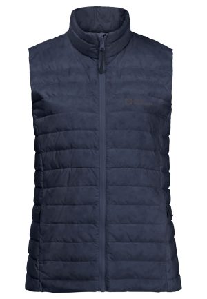 Jack Wolfskin Jack Wolfskin Pilvi Down Vest Women RDS Isolierende winddichte Daunenweste Damen L blue night blue – night blue L