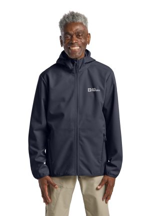 Jack Wolfskin Jack Wolfskin Bornberg Hoody Men Winddichte Softshelljacke Herren M blue night blue – night blue M