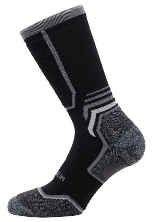 Jack Wolfskin Jack Wolfskin Trek Merino Sock CL C Schnelltrocknende Merino Socken 47-49 black black – black 47-49