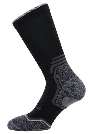 Jack Wolfskin Jack Wolfskin Hike Merino Sock CL C Schnelltrocknende Merino Wandersocken 47-49 black black – black 47-49
