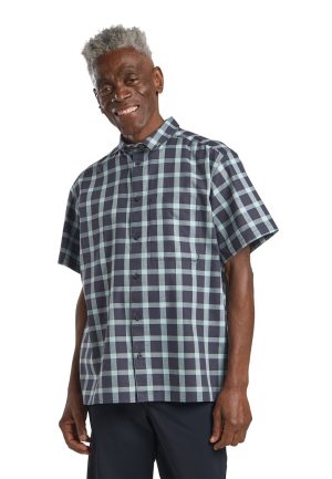 Jack Wolfskin Jack Wolfskin Planalto Shirt Men Hemd aus Bio-Baumwolle Herren XXXL checks CHECK dark navy – CHECK dark navy XXXL