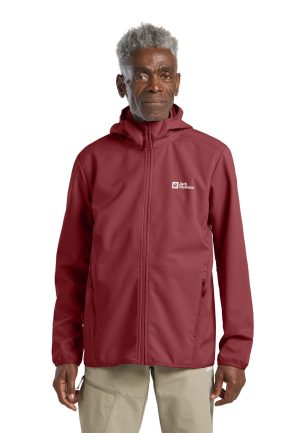 Jack Wolfskin Jack Wolfskin Bornberg Hoody Men Winddichte Softshelljacke Herren XXXXL red Deep Ruby – Deep Ruby XXXXL