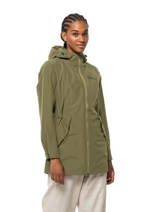 Jack Wolfskin Jack Wolfskin Dakar Parka Women Regenmantel Damen S green Bay Leaf – Bay Leaf S