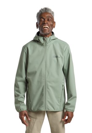 Jack Wolfskin Jack Wolfskin Bornberg Hoody Men Winddichte Softshelljacke Herren XXL green eucalyptus – eucalyptus XXL