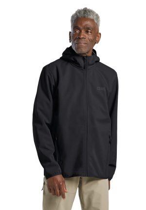 Jack Wolfskin Jack Wolfskin Bornberg Hoody Men Winddichte Softshelljacke Herren XL black black – black XL