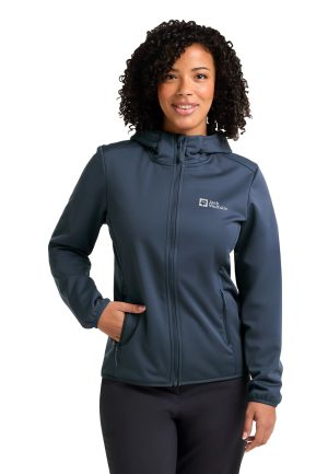 Jack Wolfskin Jack Wolfskin Windhain Hoody Women Übergangsjacke Damen XXXL blue midnight sky – midnight sky XXXL