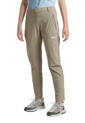 Jack Wolfskin Jack Wolfskin Hikeout Pants Women Wanderhose mit UV-Schutz Damen 46 grey stone – stone 46