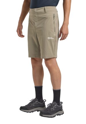 Jack Wolfskin Jack Wolfskin Hikeout Shorts Men Kurze Wanderhose Herren 52 grey stone – stone 52