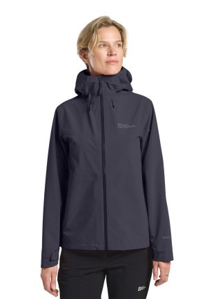 Jack Wolfskin Jack Wolfskin Highest Peak 3L Jacket Women Hardshell-Regenjacke Damen M grey