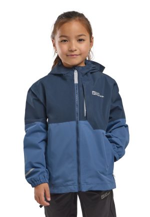 Jack Wolfskin Jack Wolfskin Actamic 2L Jacket Kids Regenjacke Kinder 176 blue Evening Sky – Evening Sky 176