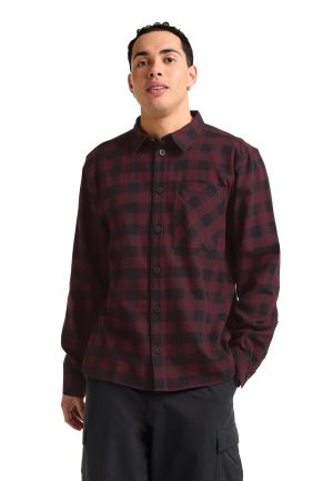 Jack Wolfskin Jack Wolfskin Lite Flannel Shirt Men Flanellhemd Herren XXXL multi color CHECK amaranth – CHECK amaranth XXXL