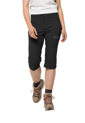 Jack Wolfskin Jack Wolfskin Activate Light 3|4 Pants Softshellhose Damen 34 black black – black 34