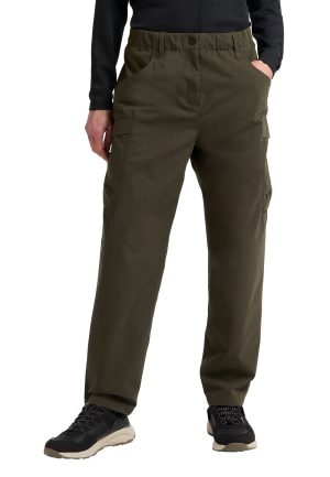 Jack Wolfskin Jack Wolfskin Yuma Cargo Pants Women Strapazierfähige Cargo-Hose Damen 46 green obsidian moss – obsidian moss 46