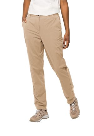 Jack Wolfskin Jack Wolfskin Desert Roll UP Pants Women Lange Hose Damen 34 beige sand storm – sand storm 34