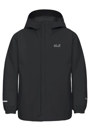 Jack Wolfskin Jack Wolfskin Flowline SKI Jacket Kids Isolierte Skijacke Kinder 128 black black – black 128