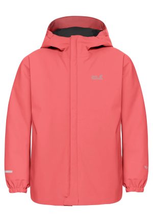 Jack Wolfskin Jack Wolfskin Flowline SKI Jacket Kids Isolierte Skijacke Kinder 116 red sunset coral – sunset coral 116