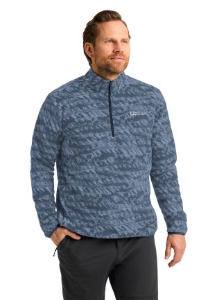Jack Wolfskin Jack Wolfskin BIG SKY HZ Men Fleecepullover Herren M blue midnight sky – midnight sky M