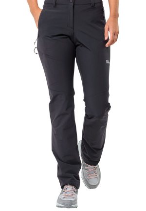 Jack Wolfskin Jack Wolfskin Holdsteig Pants Women Softshell-Wanderhose Damen 38 black black – black 38