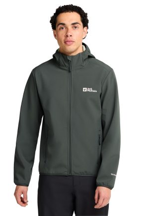 Jack Wolfskin Jack Wolfskin Schwanberg Hoody Men Winddichte Softshelljacke Herren XXXL green slate green – slate green XXXL